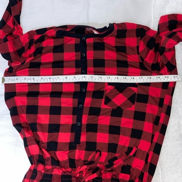 Women’s La Vie en Rose checks pyjamas romper size medium - Picture 6 of 12